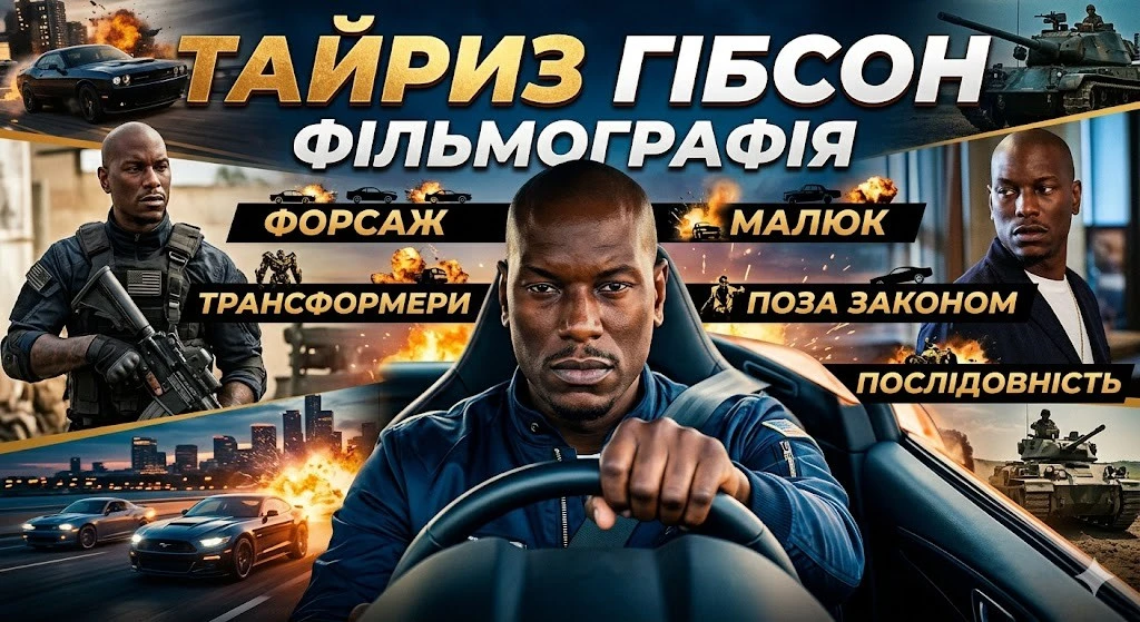 ільми Тайріза Гібсона: від кримінальних бойовиків до фантастики